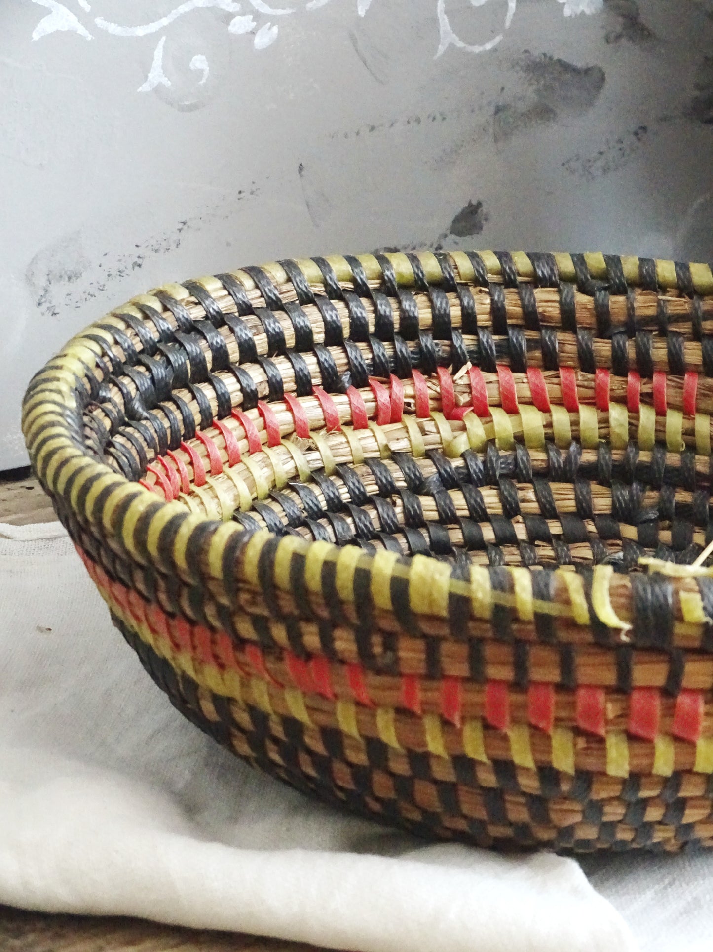 Coiled Rye Basket: Bread Dough Proofing Basket, Farmhouse Decor