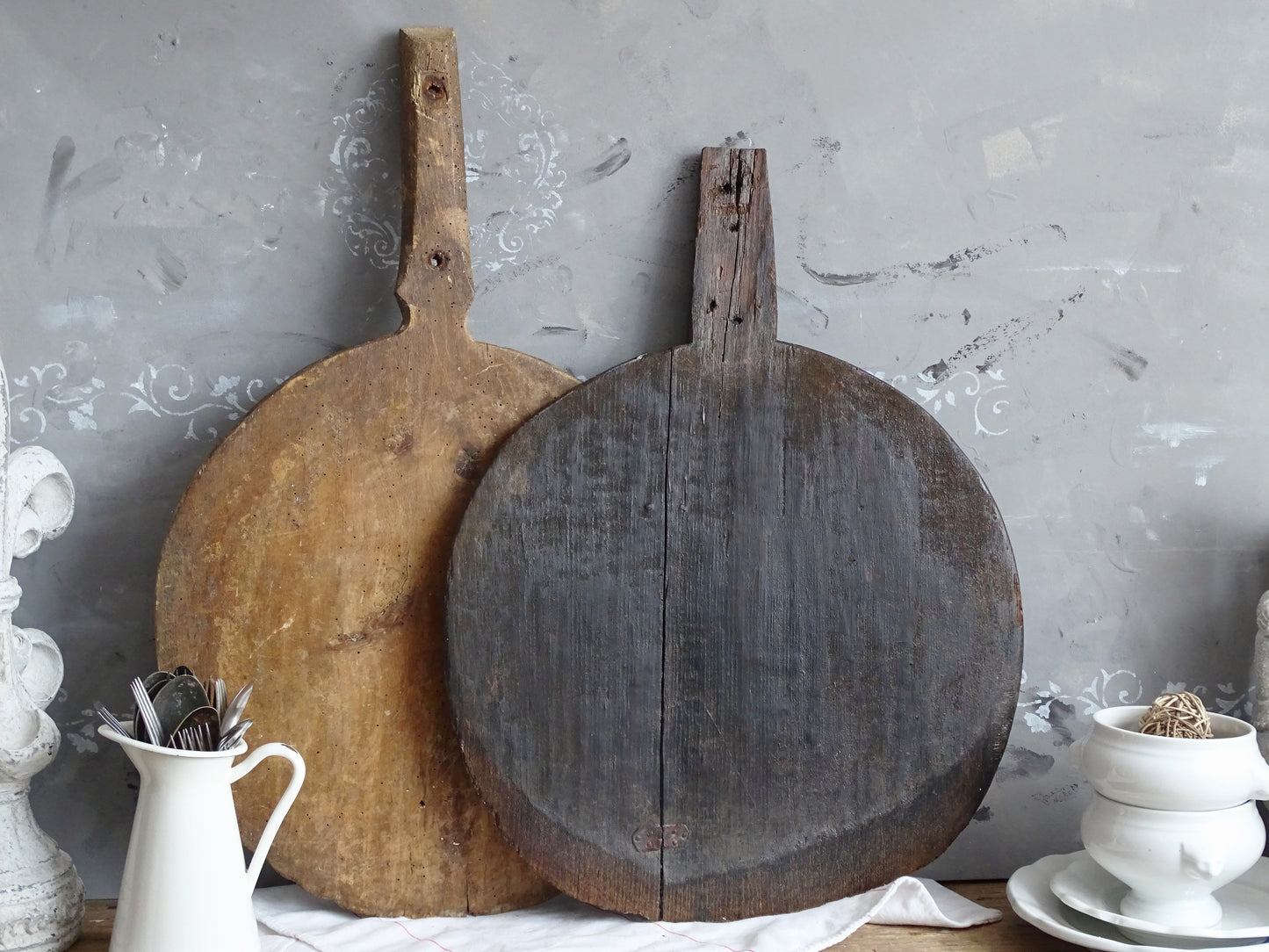 Antique Chacuterie Board, Cutting Board, Farmhouse Kitchen Decor