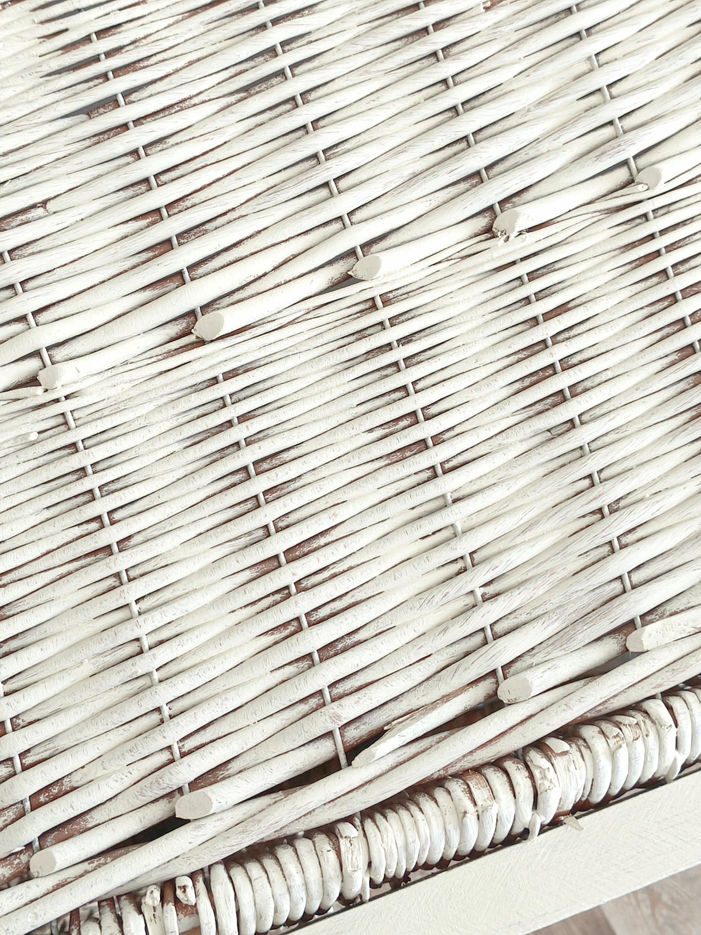 Large Beige Wicker Storage Basket, Chest, Laundry Hamper, Bin,