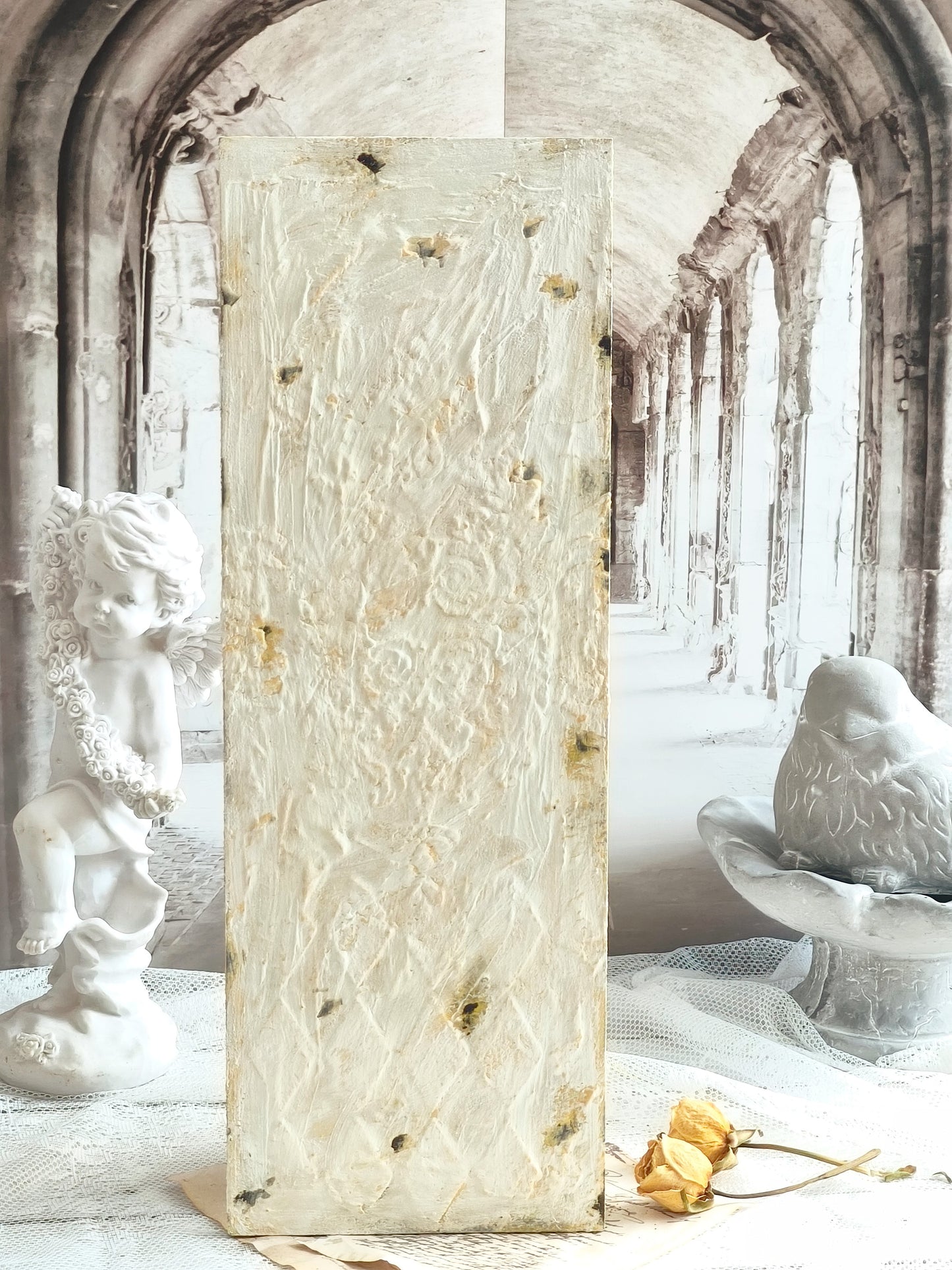 Textured Wall Plaque Antique Style