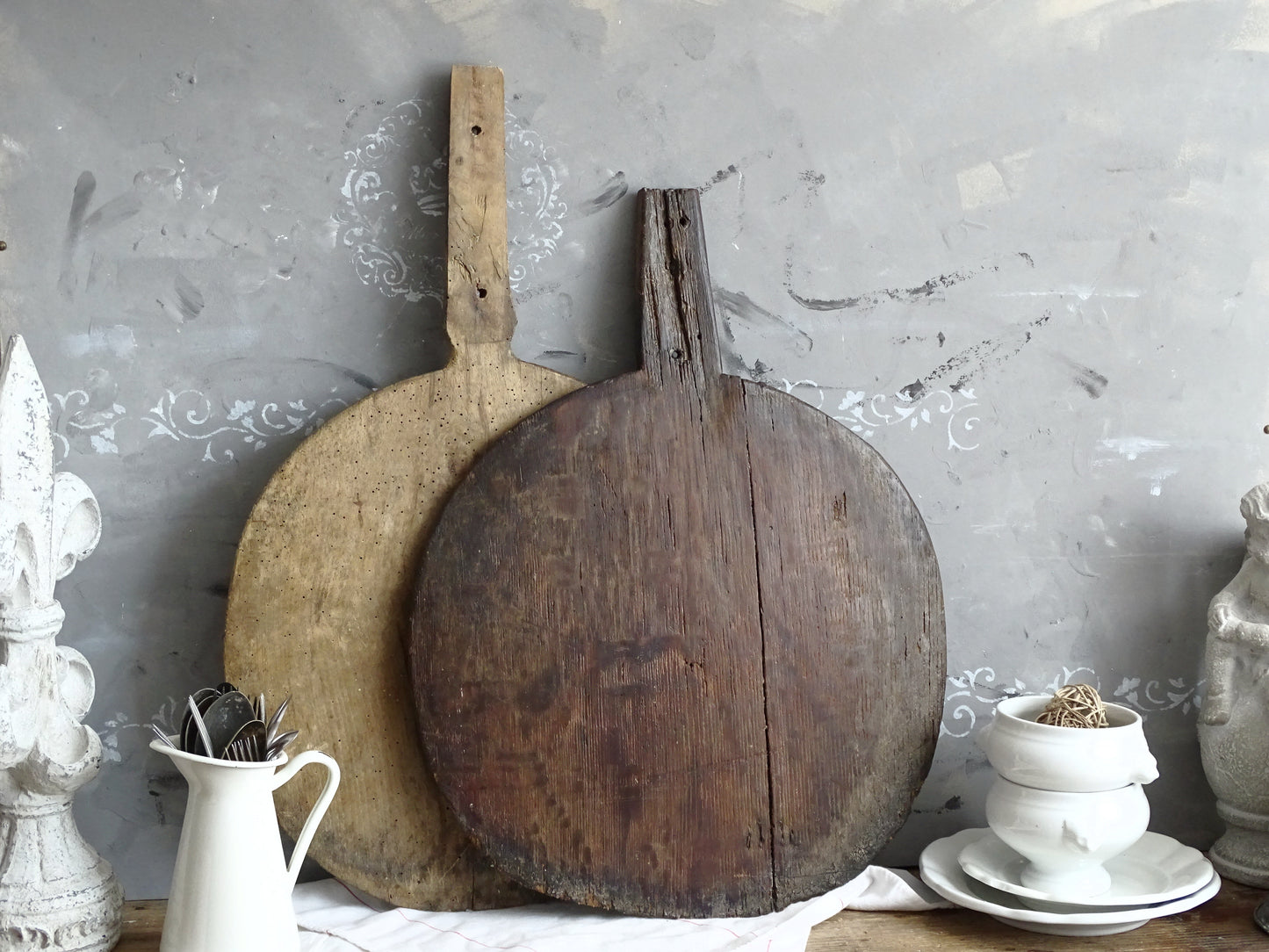 Antique Chacuterie Board, Cutting Board, Farmhouse Kitchen Decor