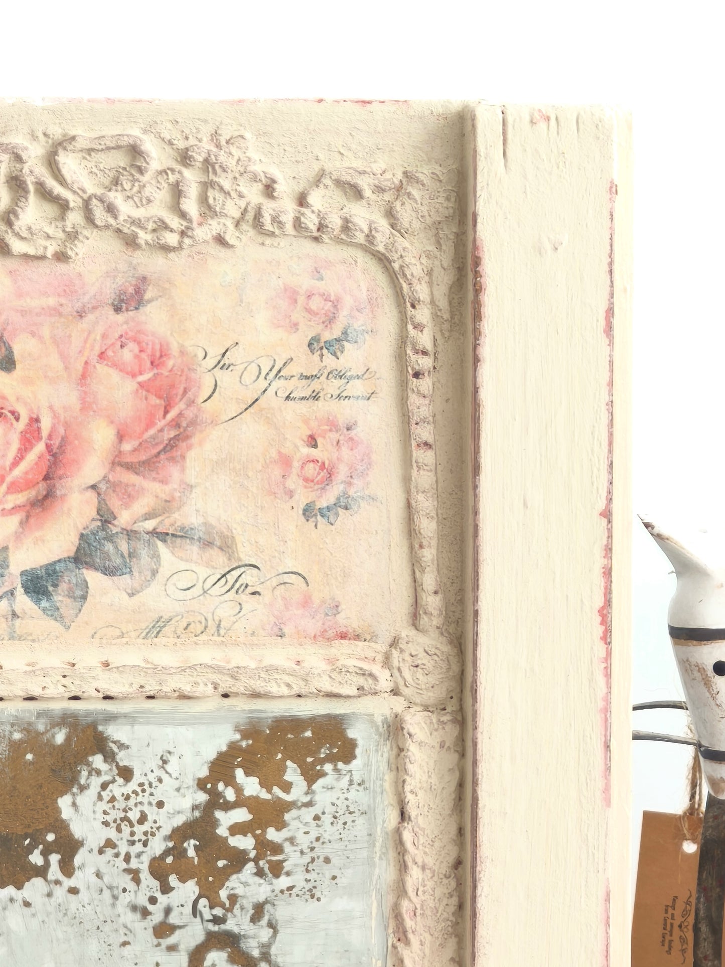 French Trumeau Style Wall Mirror, Handmade