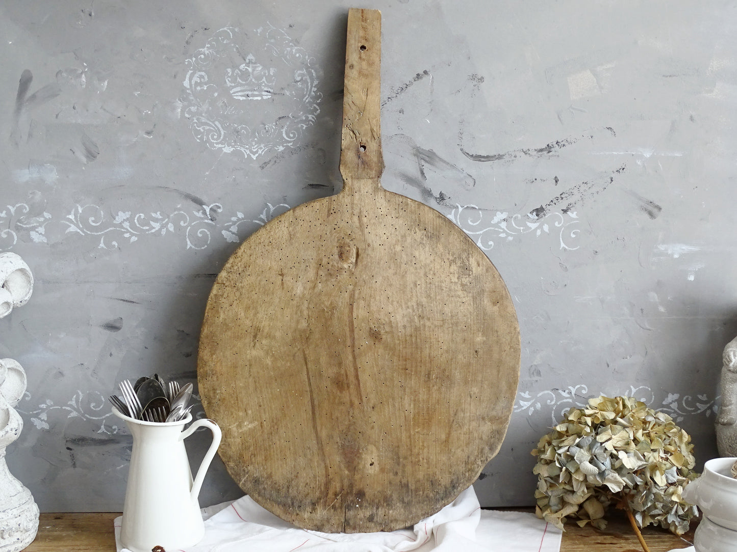Antique Chacuterie Board, Cutting Board, Farmhouse Kitchen Decor