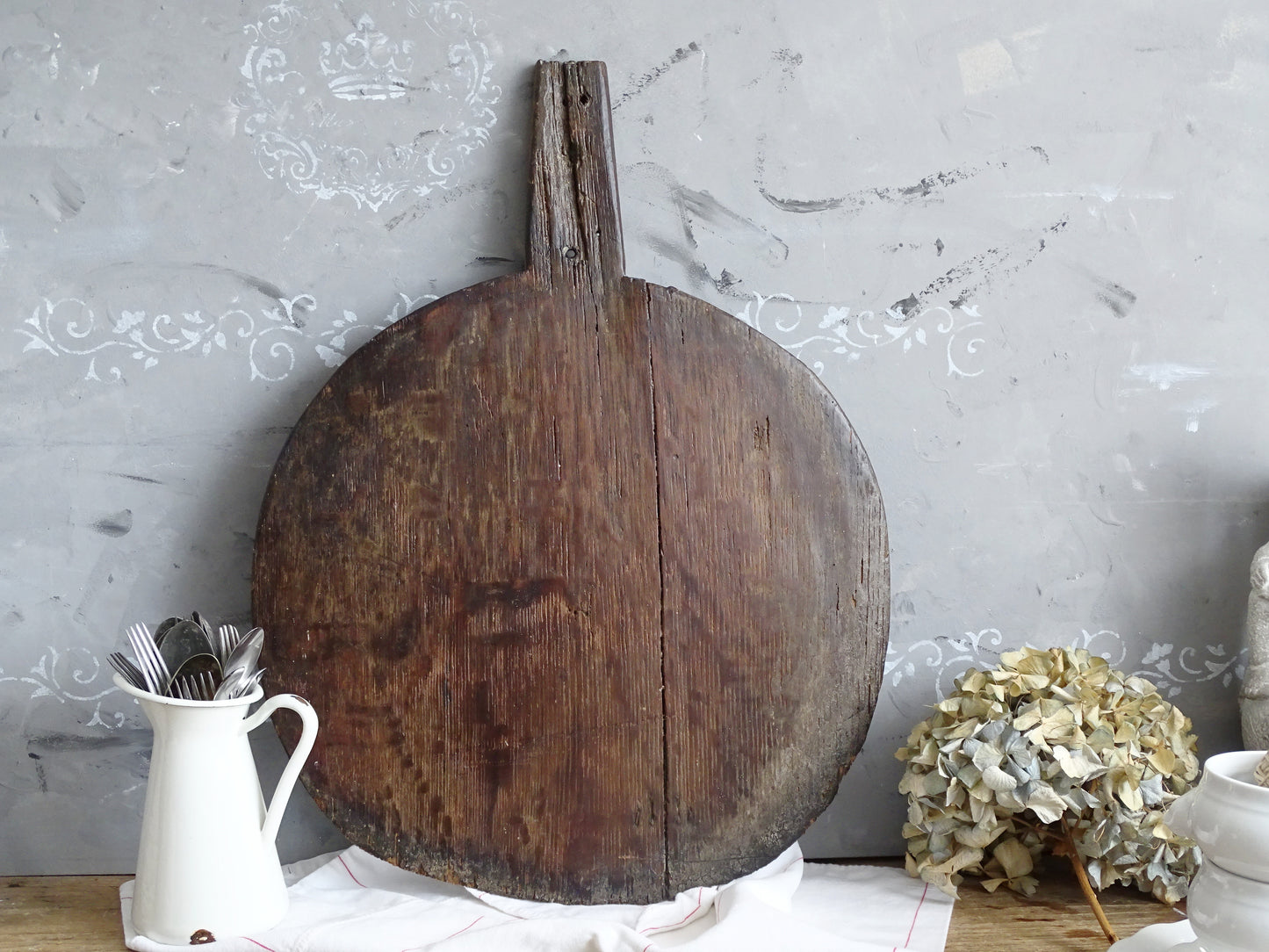 Antique Chacuterie Board, Cutting Board, Farmhouse Kitchen Decor