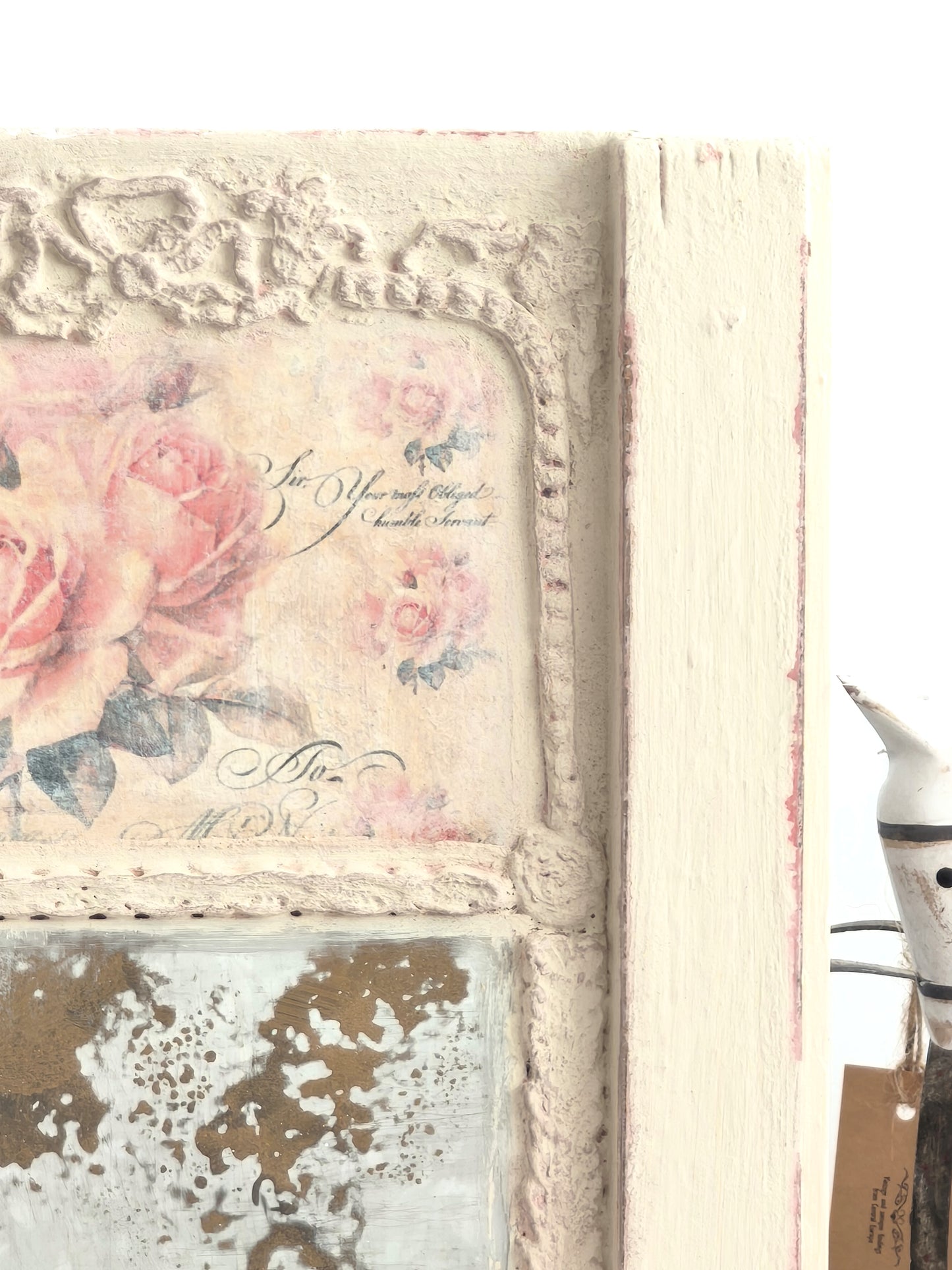 French Trumeau Style Wall Mirror, Handmade