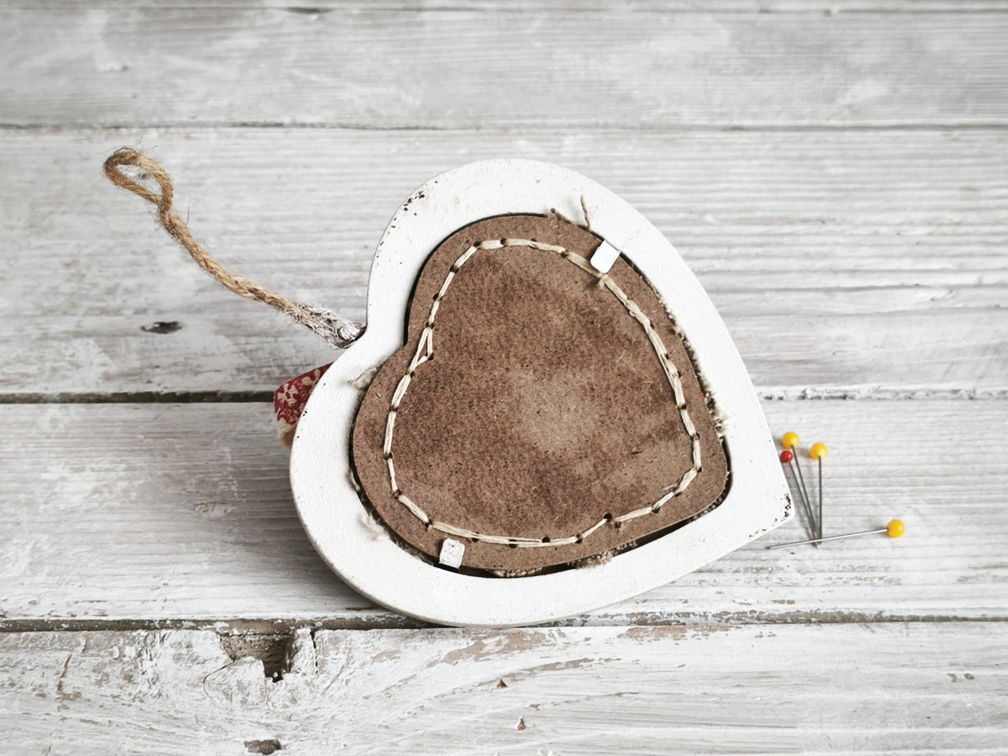Handmade Pincushion of Antique Grainsack