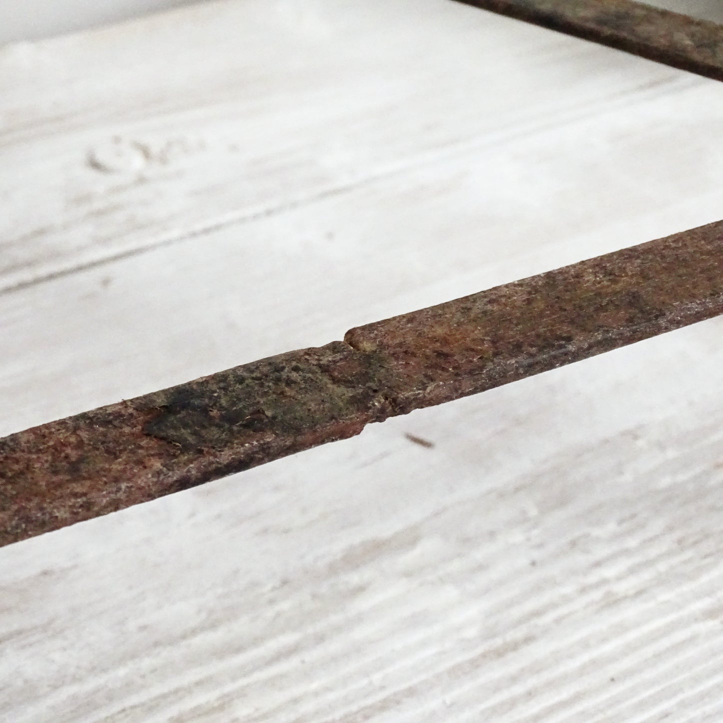 Antique Fireplace Metal Trivet, Hand Forged Iron, Primitive Cookware Tool, Hot Pot Stand