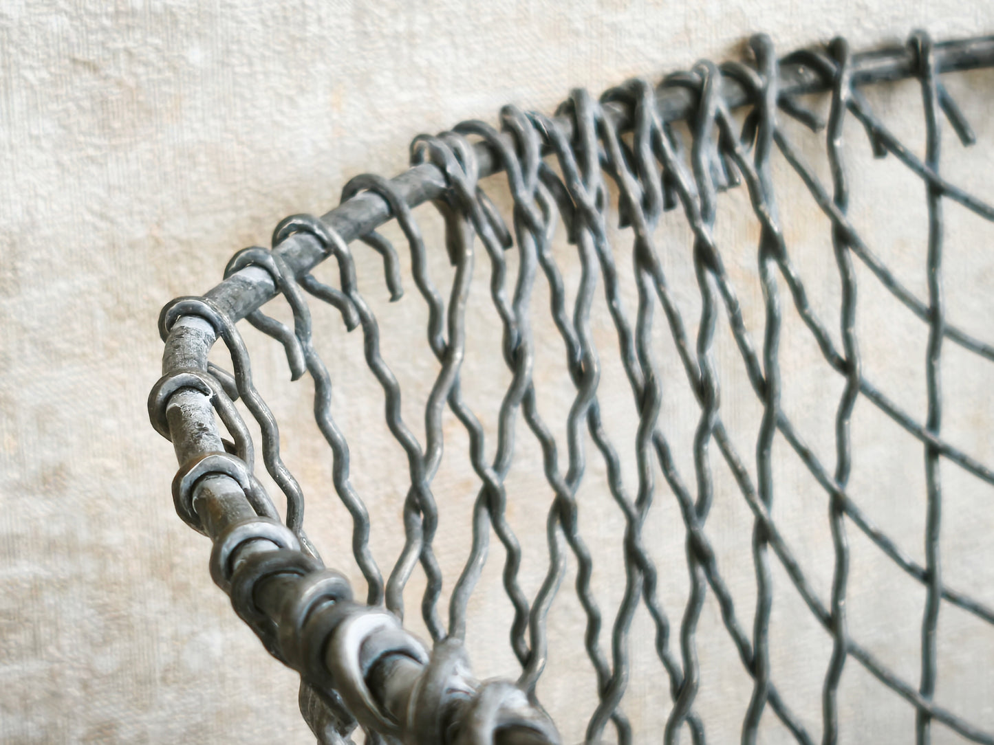 Vintage Oval Wire Basket