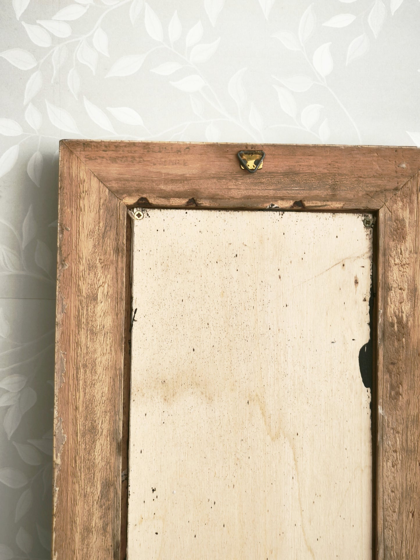 Antique Toile Framed Chalkboard, Message Board