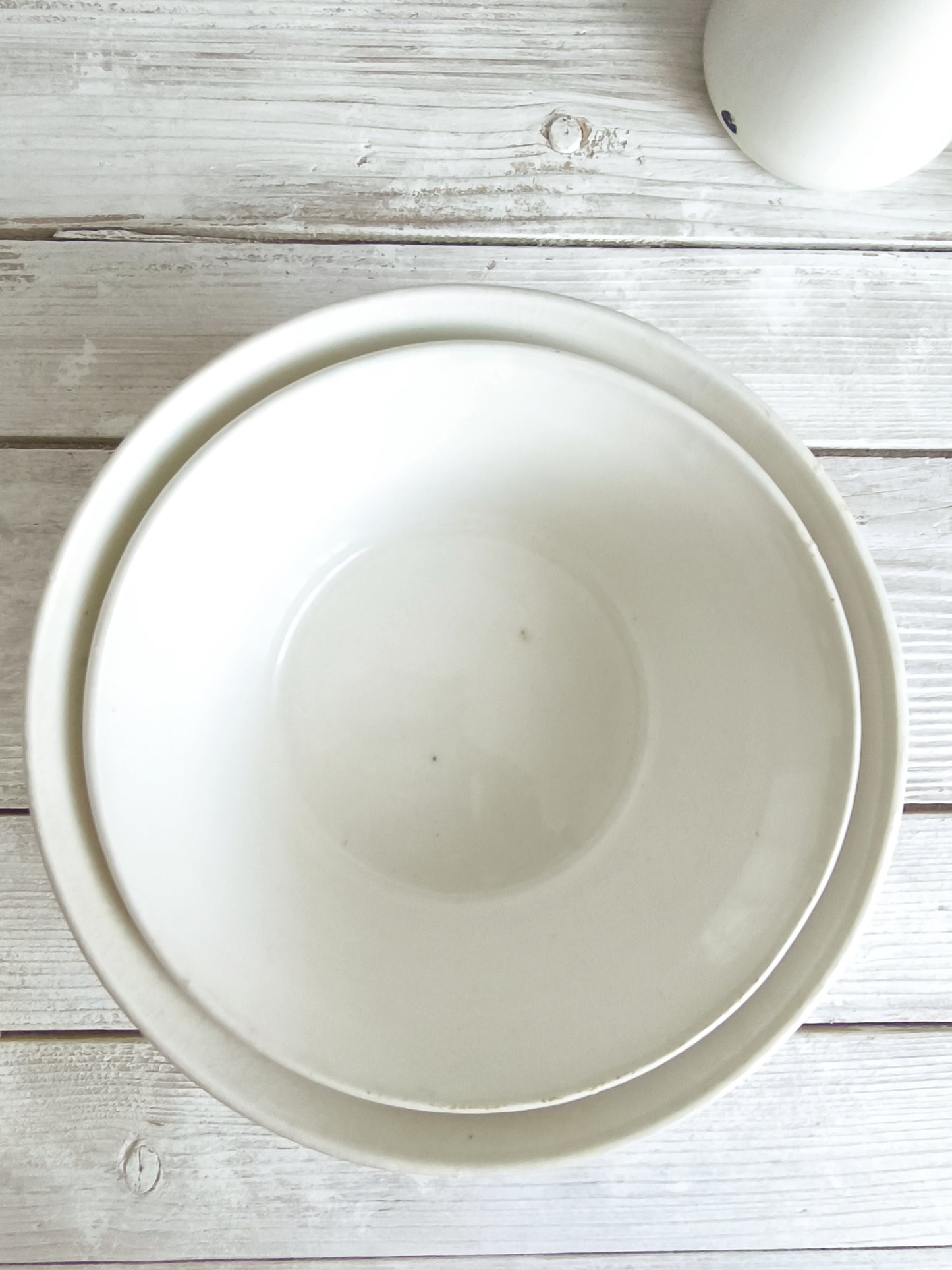Set 2 Ceramic Ditmar Urbach Serving Bowls, Stacking Bowls Floral Design, Czech Retro Serveware