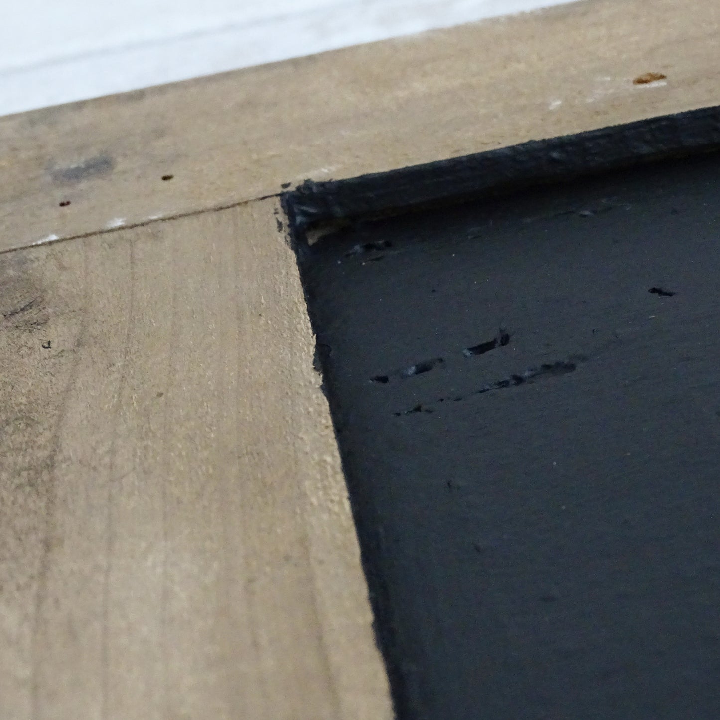 Small Antique Chalkboard: Primitive Framed School Slate Board