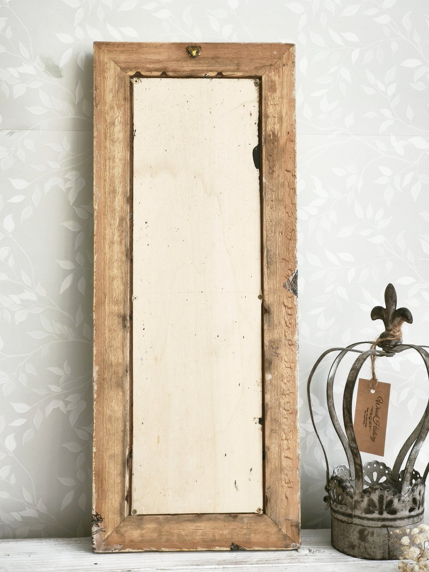Antique Toile Framed Chalkboard, Message Board