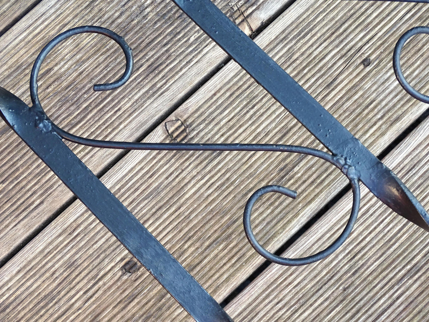 Wrought Iron Window Grille: Brocante Garden Decor, Architectural Salvage