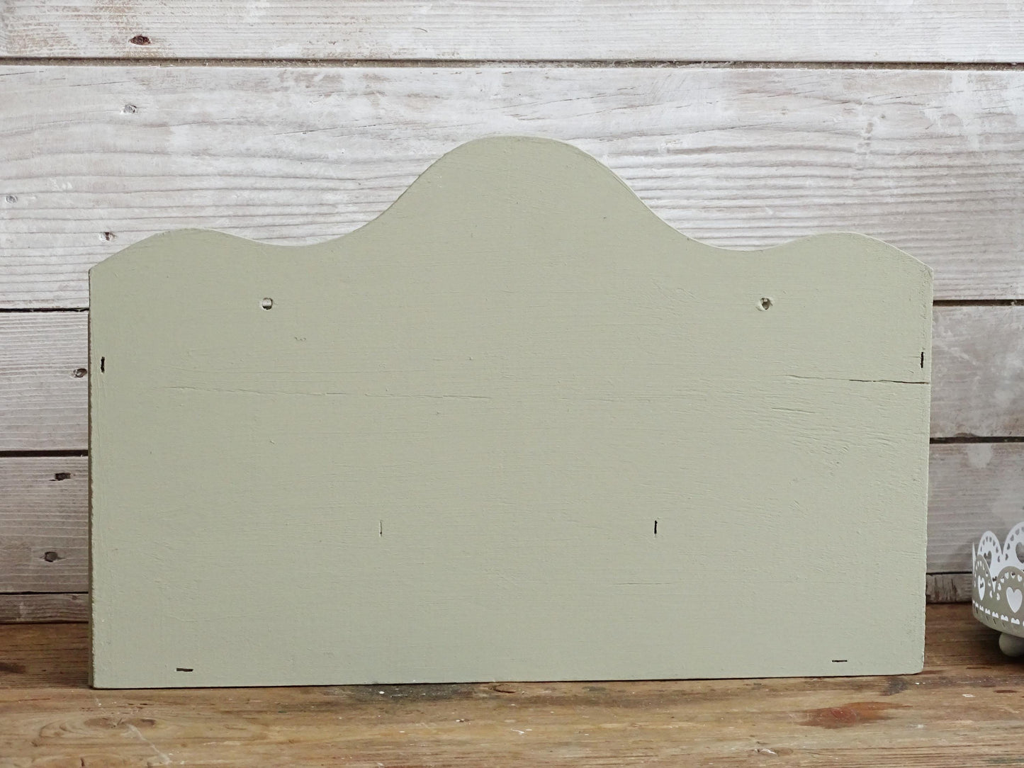 Green Wood Spice Rack Drawer, Spice Holder, Spice Shelf Wall Hanging, Tabletop Spice Organizer, Distressed Shabby Chic Kitchen Storage Rack