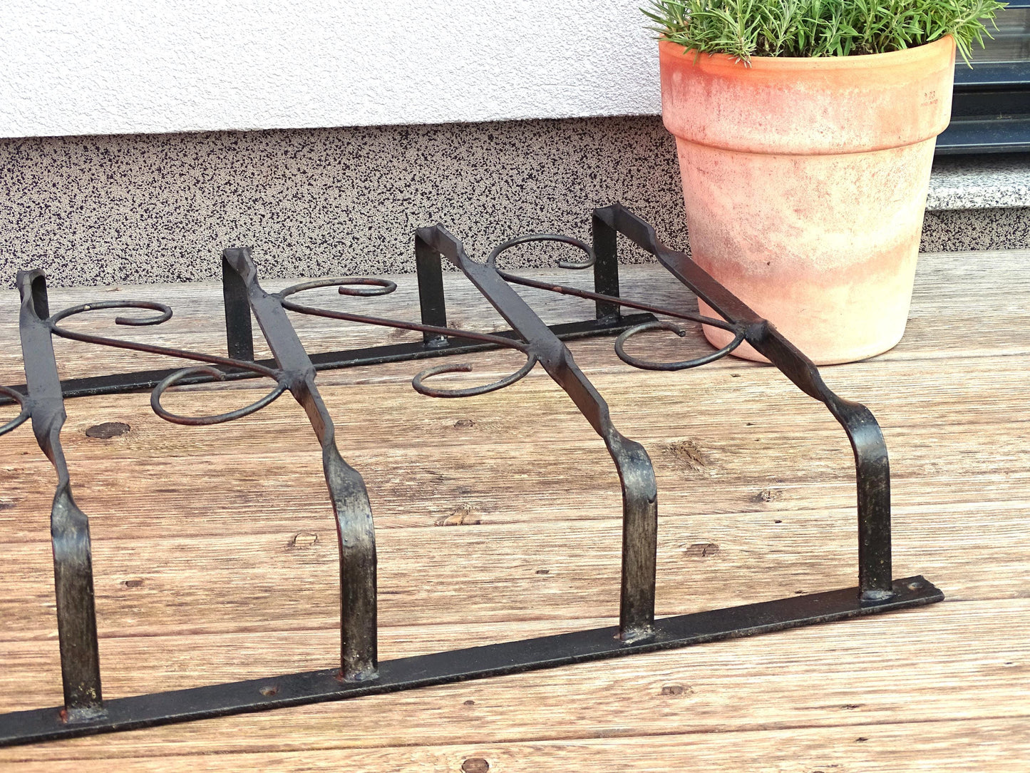 Wrought Iron Window Grille: Brocante Garden Decor, Architectural Salvage