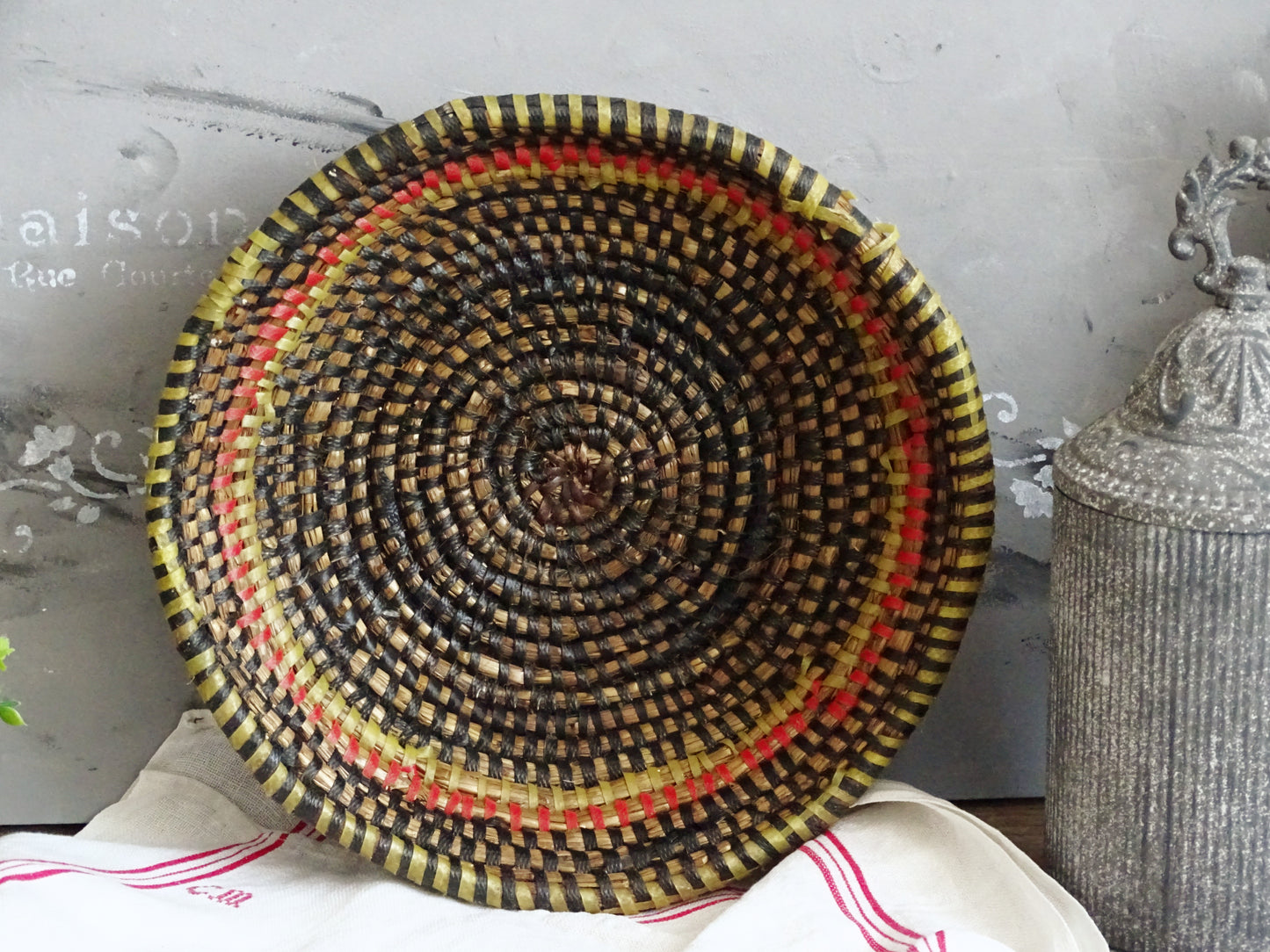 Coiled Rye Basket: Bread Dough Proofing Basket, Farmhouse Decor