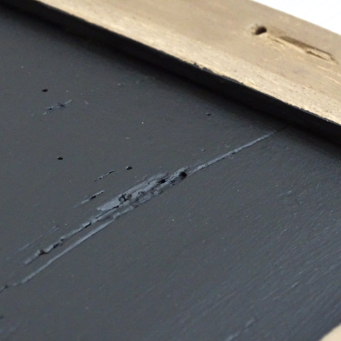 Small Antique Chalkboard: Primitive Framed School Slate Board