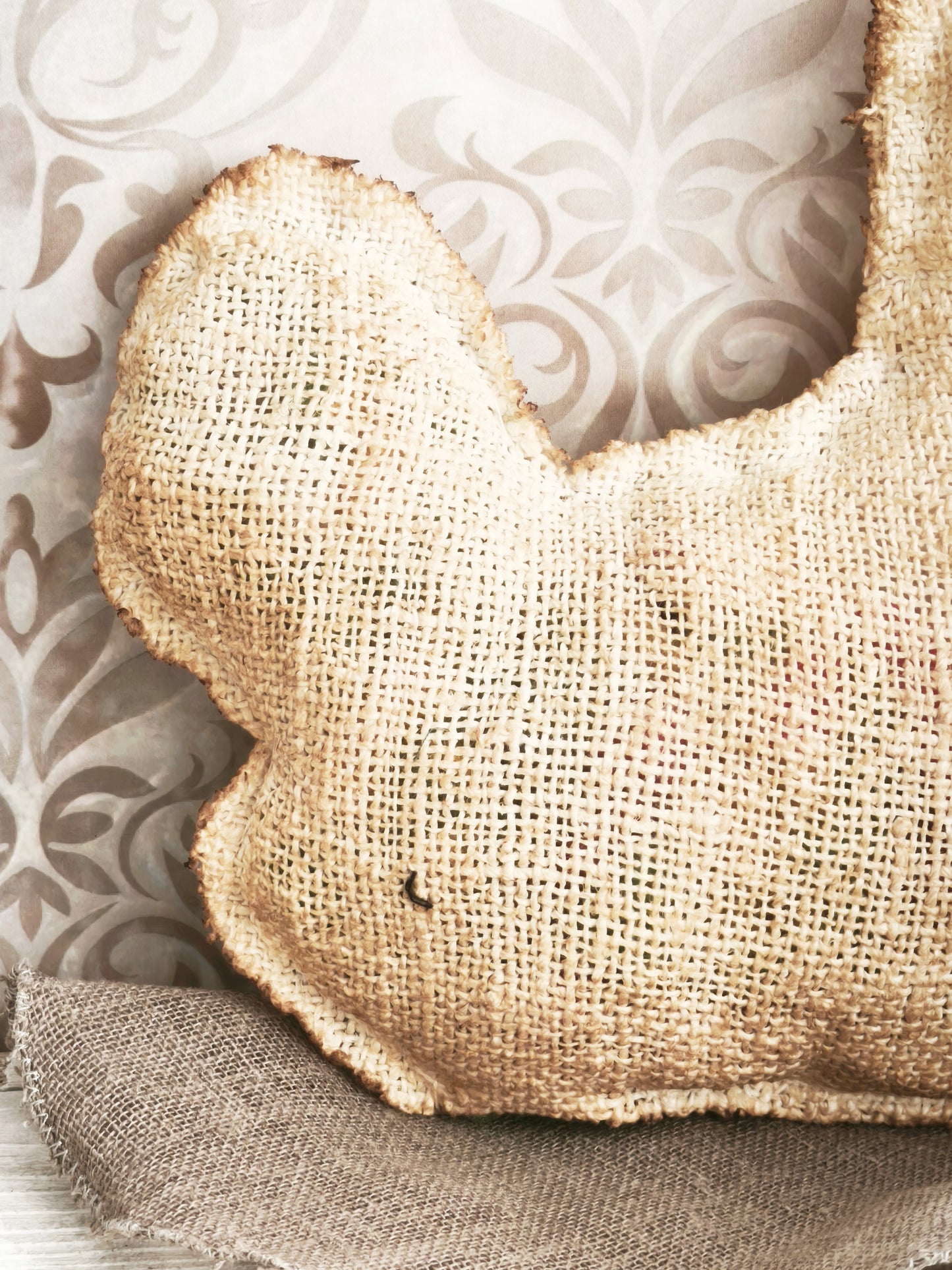 Primitive Farmhouse Fabric Chicken Doll