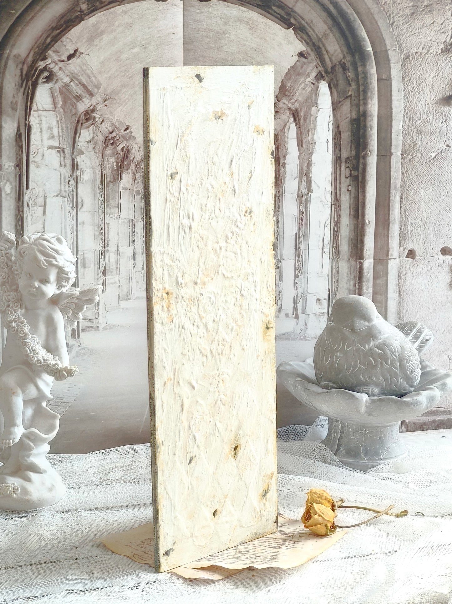 Textured Wall Plaque Antique Style