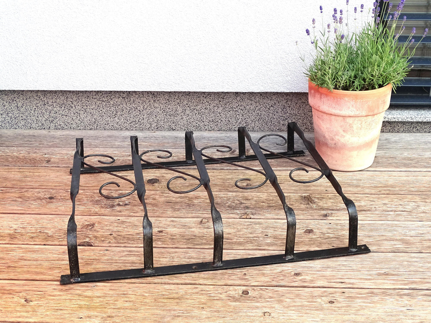 Wrought Iron Window Grille: Brocante Garden Decor, Architectural Salvage