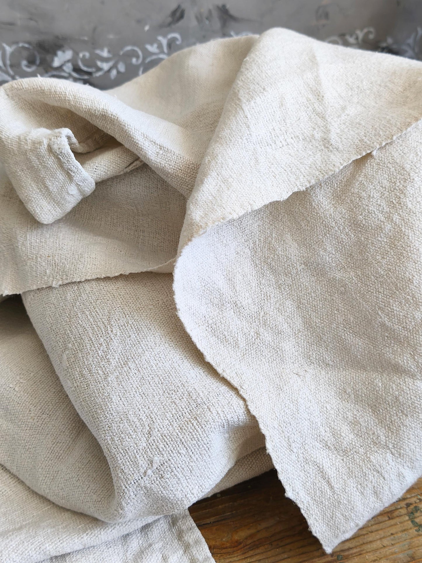 Antique Washed Linen Throw, Bedspread, Summer Blanket, Farmhouse Homespun Sofa Bed Throw, Bedcover Bed Coverlet, Organic Bed Linen