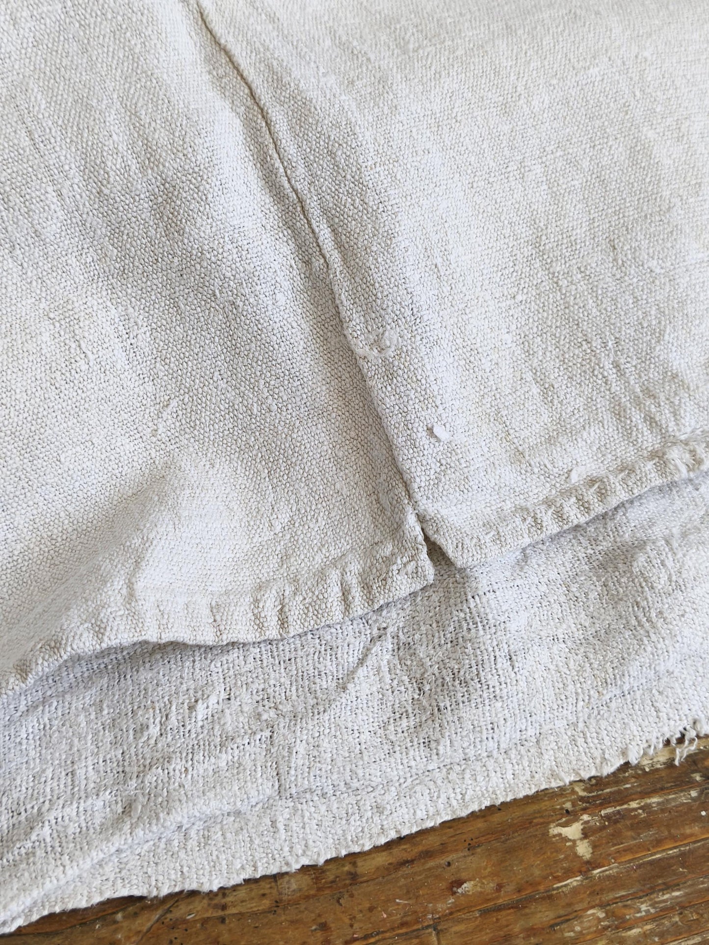 Antique Washed Linen Throw, Bedspread, Summer Blanket, Farmhouse Homespun Sofa Bed Throw, Bedcover Bed Coverlet, Organic Bed Linen