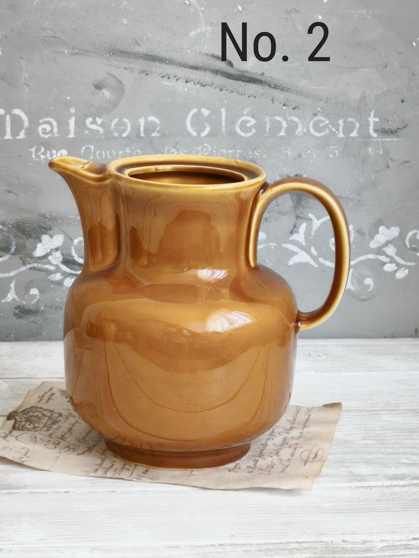 Antique Terracotta Pitcher Pot: Rustic French Confit Jar, Vase