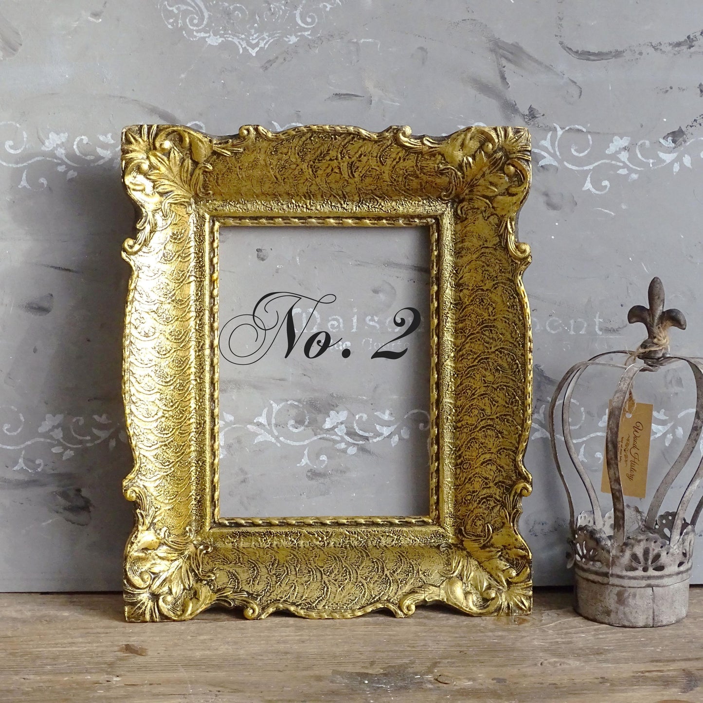 Large Ornate Gilt Wood Picture Frame: Hollywood Regency Wall Deco, Oval or Rectangle Gold Frame