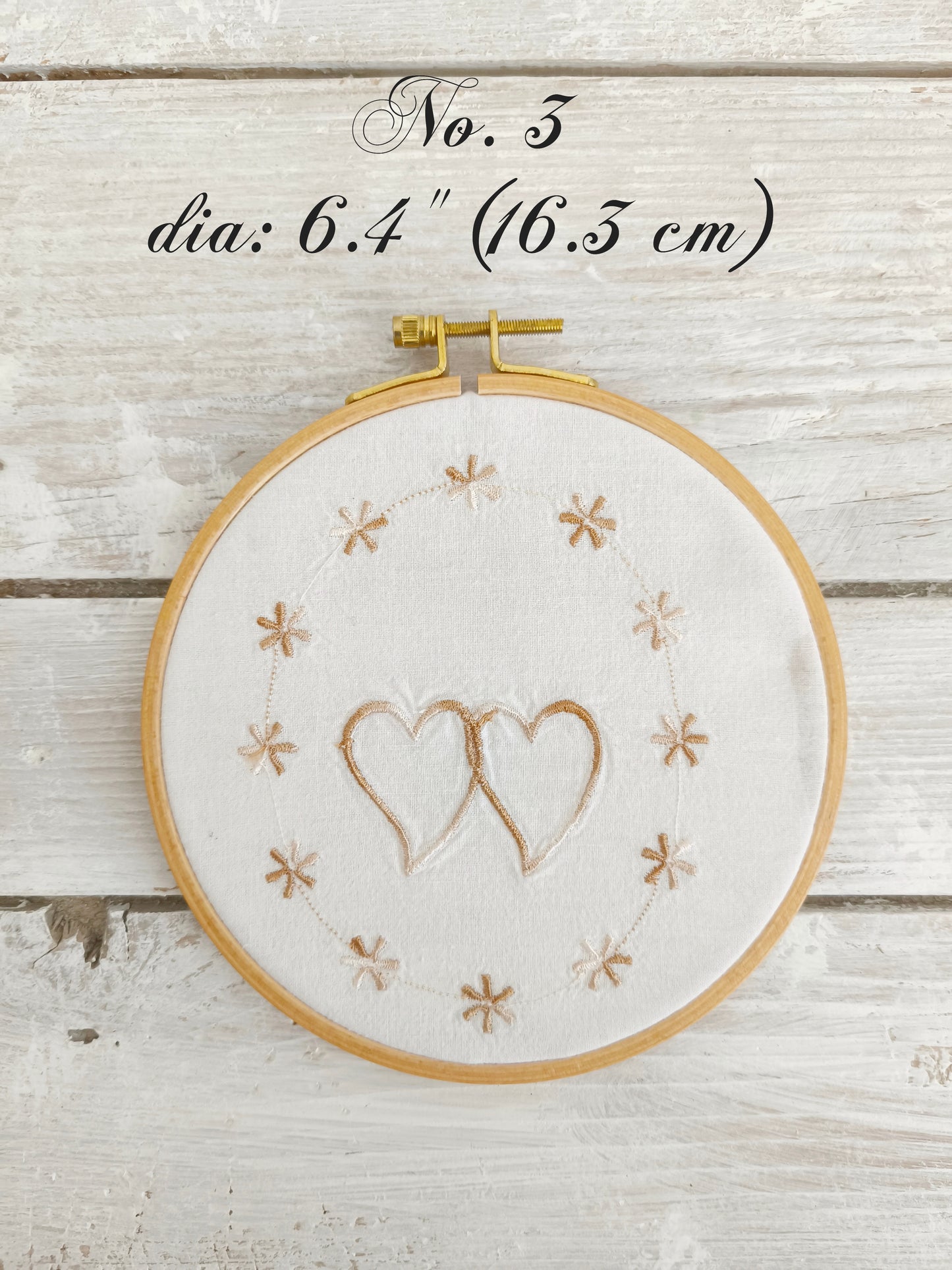 Handmade Embroidery Hoop Art Framed Lace