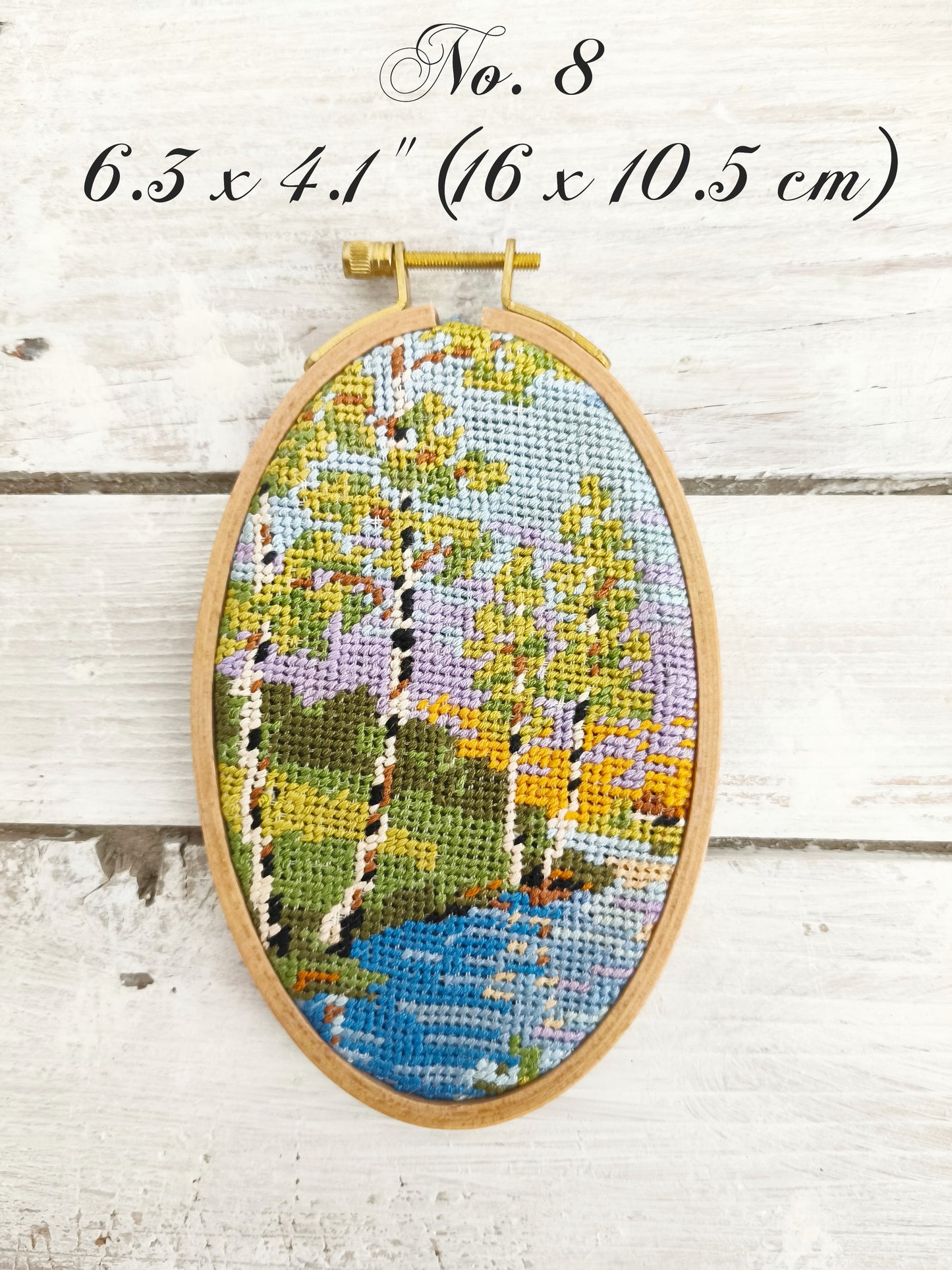 Handmade Embroidery Hoop Art Framed Lace